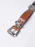 Cinturón Uma Marron Y Negro Cuero (106408) - comprar online