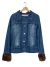 Campera Semi jean T.L Denim Mangas Piel (109785)
