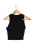 Musculosa fitz bordado blanco T.M Negro (104592) - comprar online