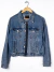 Campera zara T.M Denim Tachas Circulares Plateadas (111226)