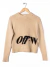 Sweater off white T.40 Camel (90956)