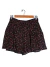 Pollera/short Zara T.M Negro Flores Rojas (111225)