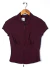 Remera bershka T.m Bordo (108467)