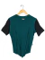 Remera beat T.M Negro Y Verde (105759) - comprar online
