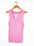 Remera zara T.M Rosa Consturas Roja (108698)