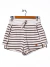 Short oklan T.S Blanco Rayas Marron (111242)