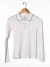 Sweater Portsaid T.XS Blanco Cuello Bordado Negro (111265)