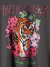 Sweater millie T.S Gris Tigre Rosas (108133) en internet