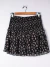 Pollera mango T.S Negra Con Flores (102565) - comprar online