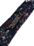 Corbata Azul Con Flores (M7977) en internet