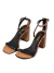Taco cabu T.39 Cuero Negro Y Marron (111239) - tienda online