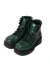 Borcego sarkany T.36 Cuero Verde Y Negro (108120)