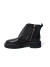 Borcego prune T.36 Cuero Negro (108217) - comprar online