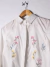 Imagen de Camisa T.S Blanco Bordados Con Flores (102452)