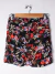 Pollera zara T.XS Negro Y Flores (103553) - comprar online
