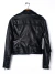 Campera Pull & Bear T.XS Cuerina Negro (109101) - comprar online