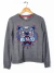 Buzo kenzo T.S Gris Bordado (110371)