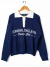 Sweater tribeca T.M Azul Y Blanco (110370)