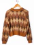 Sweater Cuesta blanca T.S Marron Rombos (110372)