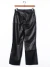 Pantalon Bershka T.28 Negro Ecocuero (99010) - comprar online