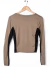 Remera T.S Marron Y Negro (96754) - comprar online