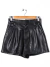 Short zara T.24 Cuerina (110591)