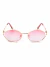 Anteojos Miu Miu replica Dorado Lente Rosa (110626)