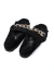Zapato zara T.36 Gamuza Negra Cadena Dorada (110561) en internet