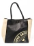 Cartera Jackie Smith Negro Y Crudo Cuero (109697)