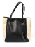 Cartera Jackie Smith Negro Y Crudo Cuero (109697) - comprar online