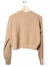 Sweater Jazmin Chebar T.S Beige Flor Lentejuelas (110018) - comprar online