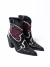 Bota zara T.36 Negro Bordo Y Blanco (109012) - comprar online