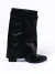 Bota T.38 Negro Aplique Plateado (106373) - BUNKERBSAS