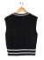 Chaleco T.M Negro Linea Blanca (110756) - comprar online