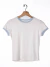 Remera chill out T.M Blanca Y Azul Claro (110994)