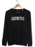 2da Sweater guess T.S Negro Letras Brillos (111073)