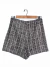 Short Zara T.26 Negro Blanco Gris Tejido (111046)