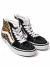 Bota Vans T.37 Print Y Negro (110620)