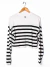 2da Sweater Desiderata T.L Blanco Lineas Negras (110913) - comprar online