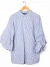 2da Camisa Zara T.XL Blanco Con Lineas Azules (110927)