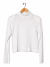 Polera Finita oklan con hombreras T.S Blanco (110657)