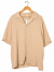 Camisa H&M T.XL Beige Doble Gasa (110157)