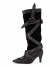 Bota T.39 Cuero Negro Tachas Plateados (110716) - comprar online