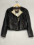 Campera las pepas T.S Cuero Negro (98128) - comprar online