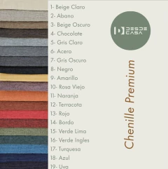 Respaldo de sommier modulos en TELA PREMIUM