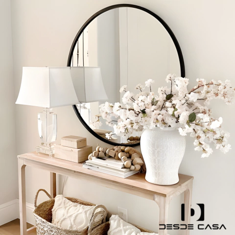 Espejo redondo circular 60cm diametro Hierro