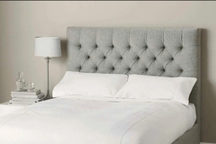 Respaldo capitoné 1 plaza 1m en tela chenille premium - comprar online