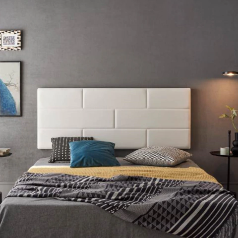 Respaldo de sommier ladrillo en tela premium - comprar online