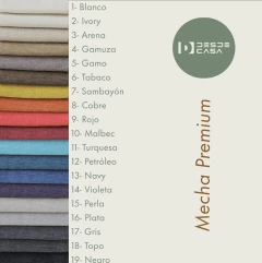 Respaldo de sommier modulos en TELA PREMIUM - desde-casa.com