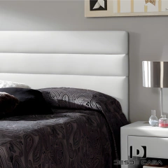 Respaldo de sommier canelon horizontal tapizado en Ecocuero premium - comprar online